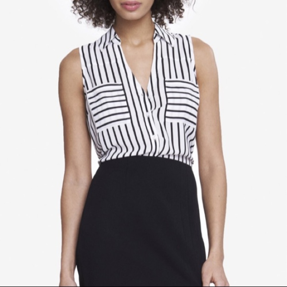 Express Sleeveless Portofino Blouse